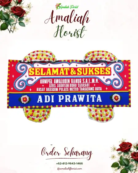 Papan Bunga Ucapan Selamat Kenaiban